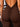 Jumpsuit Noir Drapé marrone - dettaglio arricciatura posteriore