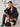Bomber oversize nero ecopelle posa editoriale