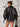 Bomber nero ecopelle retro