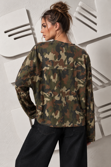 Maglia Oversize Camouflage