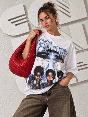 Maglia Oversize Glory Bianca