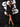 Abito Ruffle Noir frontale