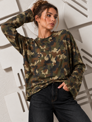 Maglia Oversize Camouflage