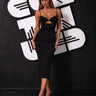 Abito Noir Cut Nero frontale