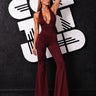 Jumpsuit Karol in Bordò - fronte