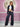 Coordinato Jeans Blu Scuro – Giacca Cropped & Pantalone Wide Leg